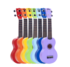 Mahalo Rainbow Soprano Ukulele's